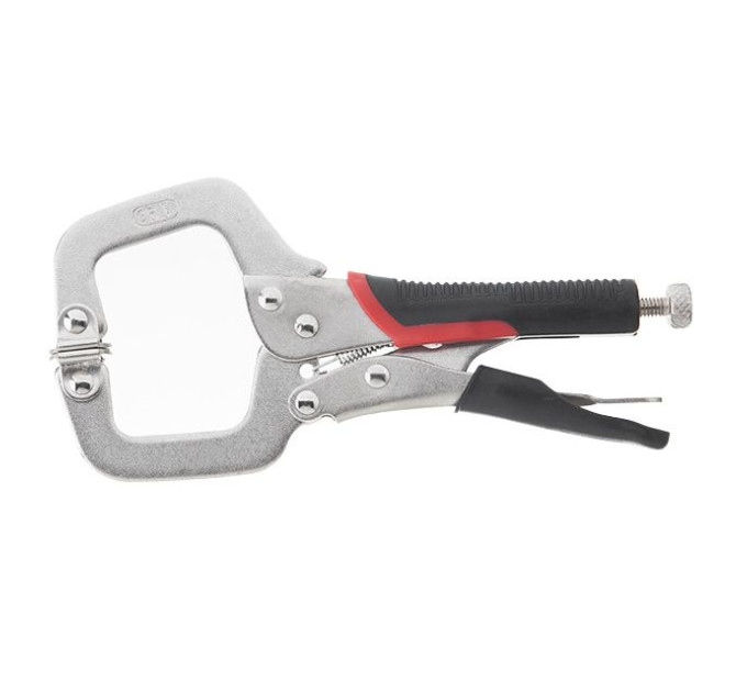 Клещи зажимные C-type 150 мм, Cr-V INTERTOOL UT-5205