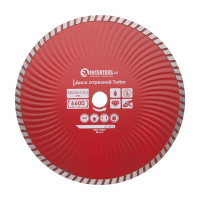 Диск отрезной TURBO 230 мм, алмазный 22-24% INTERTOOL CT-2010