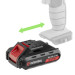 Аккумулятор 18 В, 2.0 Ач, Li-Ion для дрели-шуруповерта WT-0314, WT-0313, WT-0317 INTERTOOL WT-0312