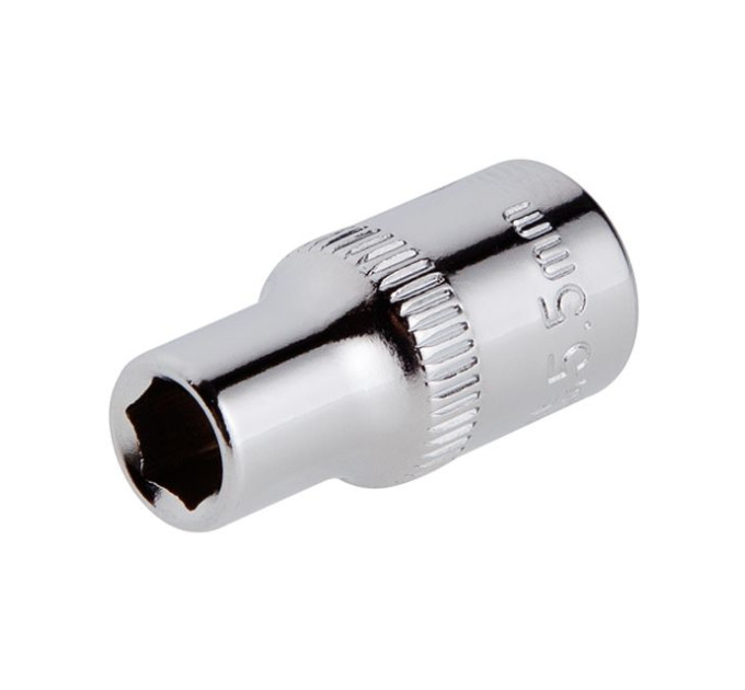 Головка шестигранная STORM 1/4", 5.5 мм, Cr-V INTERTOOL ET-0435