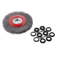 Щетка кольцевая 200*32 мм (крученая проволока) INTERTOOL BT-6200