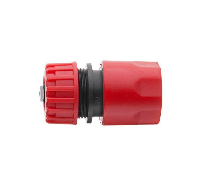 Коннектор 1/2" с аквастопом для шланга 1/2" INTERTOOL GE-1019