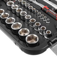 Набор инструментов 73 ед., STORM, 1/2", 1/4", Cr-V INTERTOOL ET-8073