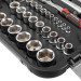 Набор инструментов 73 ед., STORM, 1/2", 1/4", Cr-V INTERTOOL ET-8073