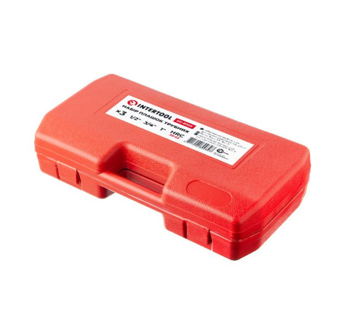 Набор трубных плашек для нарезки резьбы 1/2"; 3/4"; 1", 3 ед. INTERTOOL SD-8003