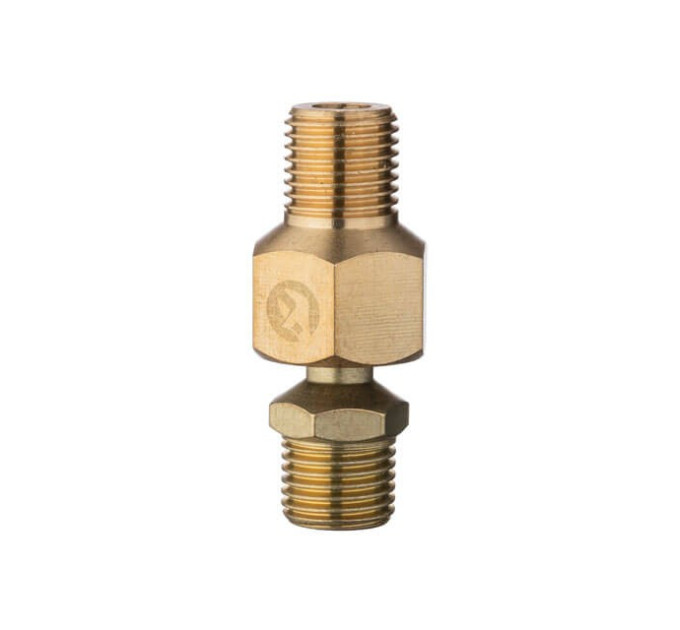 Шарнір поворотний, зовнішня різьба 1/4 "- 1/4", латунь, STORM INTERTOOL PT-2208