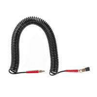 Шланг BLACK M-Flex STORM, 15 м, 5,5*8 мм, спиральный полиуретановый с поворотным шарниром, латунными быстроразъемными соединениями INTERTOOL PT-1791 Шланг BLACK M-Flex STORM, 15 м, 5,5*8 мм, спиральный полиуретановый с поворотным шарниром, латунными быстроразъемными соединениями INTERTOOL PT-1791