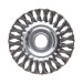 Щетка кольцевая 125*22.2 мм (пучки витой проволоки) INTERTOOL BT-7125