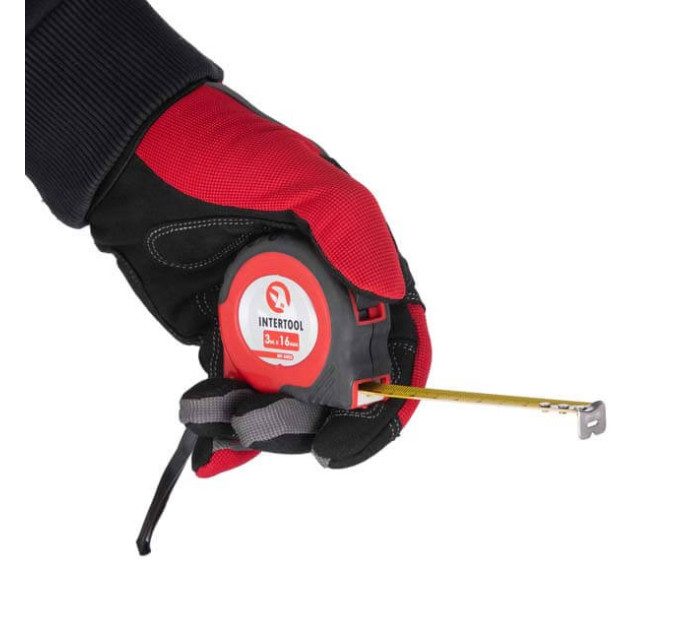 Рулетка з фіксатором 3 м * 16 мм INTERTOOL MT-0403