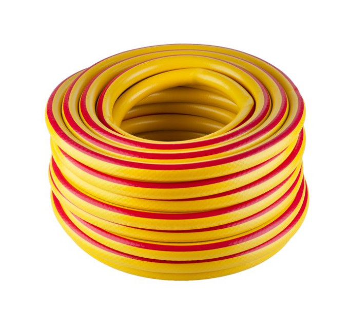 Шланг садовый 3 слойный, 3/4", 20 м, армированный, PVC INTERTOOL GE-4043