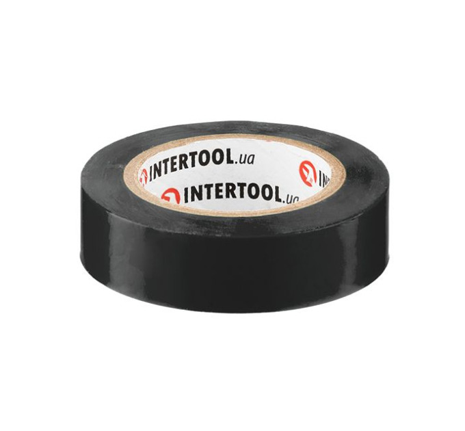 Стрічка ізоляційна 10 м, 17*0,15 мм, чорна INTERTOOL IT-0011