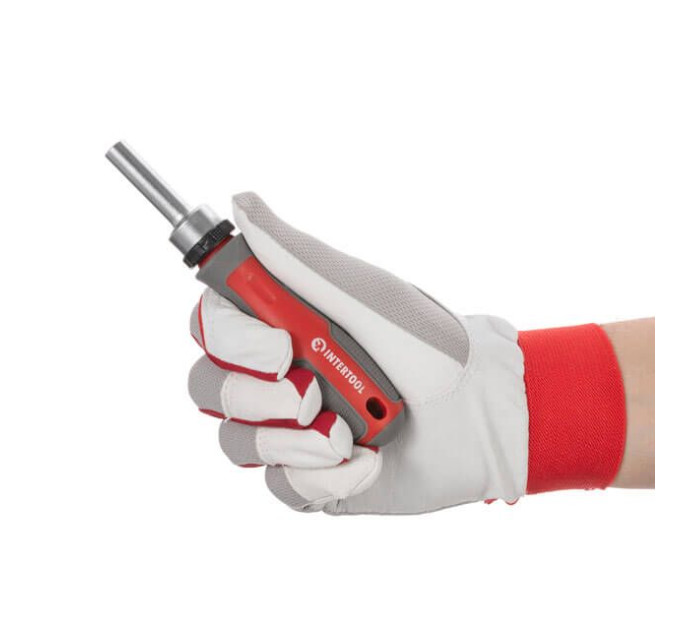 отвертка с храповым механизмом и комплектом насадок 31 ед. INTERTOOL VT-3374