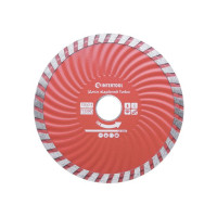 Диск отрезной TURBO 125 мм, алмазный 22-24% INTERTOOL CT-2007