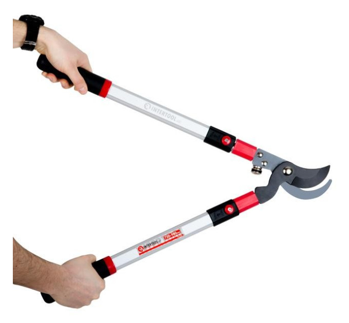 Веткорез с телескопическими ручками, 650-980 мм INTERTOOL FT-1115