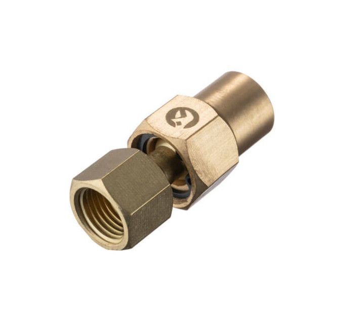 Шарнір поворотний, внутрішня різьба 1/4 "- 1/4", латунь, STORM INTERTOOL PT-2209