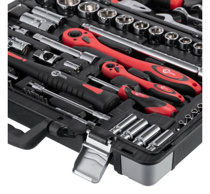 Профессиональный набор инструментов 1/2", 1/4", 78 ед., Cr-V INTERTOOL ET-7078