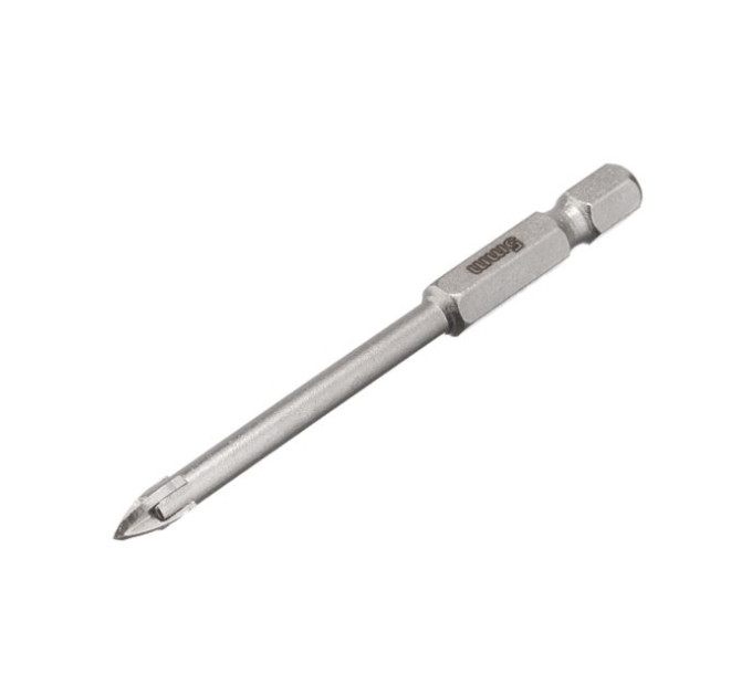 Свердло по склу та кераміці 5 мм, HEX 1/4" (6.35 мм) INTERTOOL SD-0285