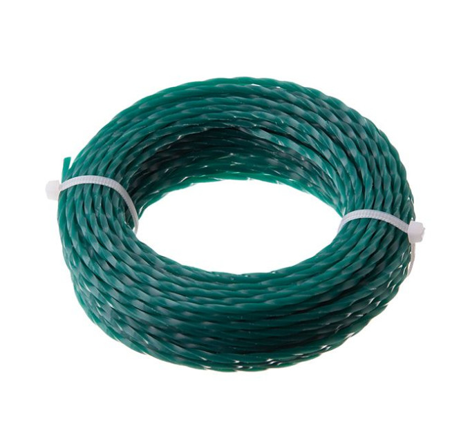 Леска для триммера "квадрат" витая, 2,4 мм*15 м INTERTOOL DT-2323