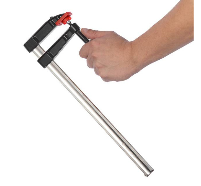 Струбцина тип "F" 300*80 мм, DIN5117 INTERTOOL HT-6003