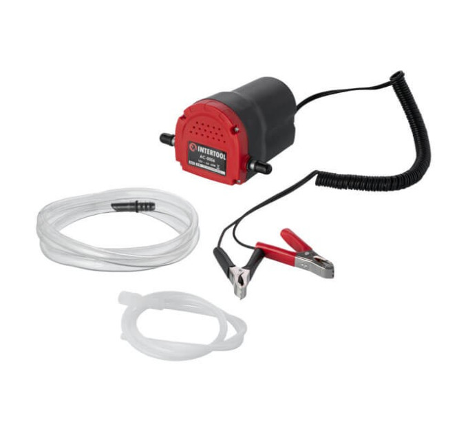 Насос вакуумный 12 В для откачки масла и дизельного топлива INTERTOOL AC-0006