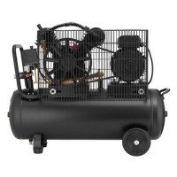 Компрессор STORM, 50 л, 3 кВт, 220 В, 10 атм, 500 л/мин, 2 цилиндра INTERTOOL PT-0016