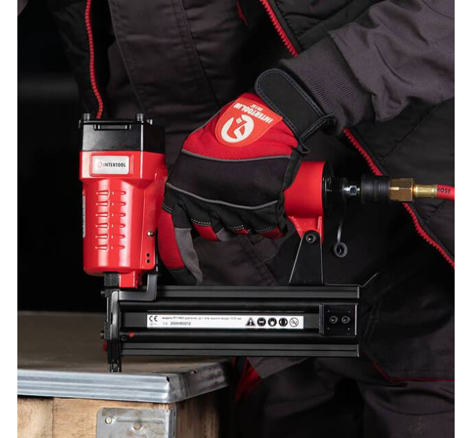 Пневматический степлер для гвоздей 15-50 мм INTERTOOL PT-1603