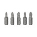 Комплект викруткових насадок PH1, PH2, PZ1, PZ2, S2, 5 од., STORM INTERTOOL VT-0210