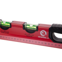 Уровень строительный 600 мм, 5 ячеек INTERTOOL MT-1006
