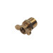 Клапан зливний для компресорів 1/4 ", вентиль "баранчик", латунь INTERTOOL PT-5021