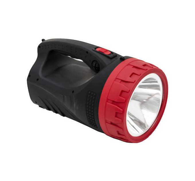 Фонарь аккумуляторный 1 LED 5W+25 LED INTERTOOL LB-0102