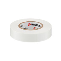 Стрічка ізоляційна 20 м, 17*0.15 мм, біла INTERTOOL IT-0053