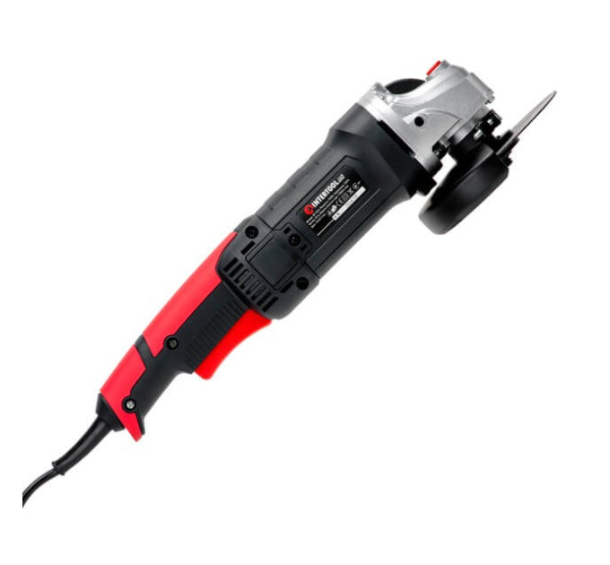 Шліфмашина кутова 1200 Вт, 125 мм, 11000 об/хв INTERTOOL WT-0224