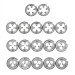набор плашек M3-M12, метчиков M3-M12, 40 ед. INTERTOOL SD-8040