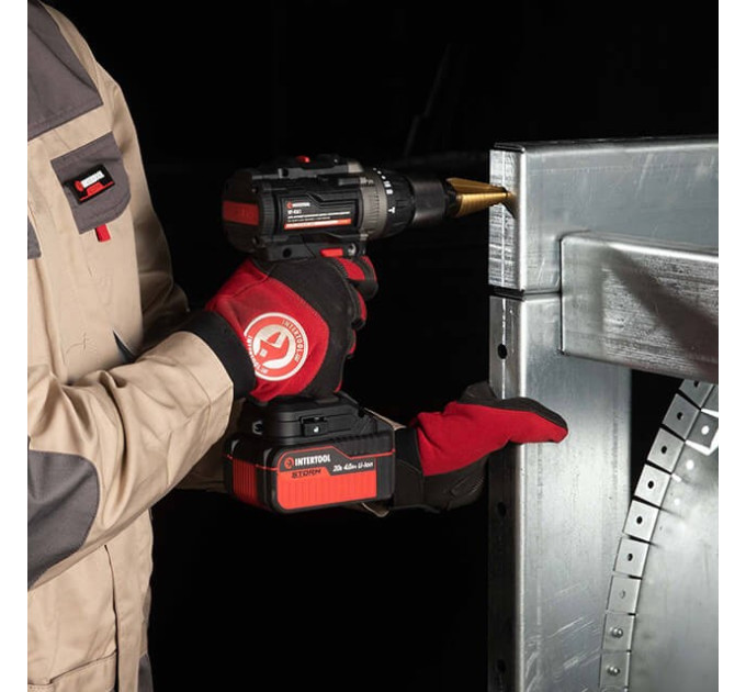 Куртка рабочая 2 в 1, 100% хлопок, плотность 180 г/м², M INTERTOOL SP-3032