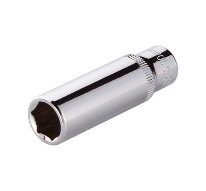Головка шестигранная удлиненная STORM 1/4", 10 мм, Cr-V INTERTOOL ET-0460