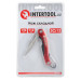 Ніж складаний, ручка з алюмінієвими вставками, карабін INTERTOOL HT-0596