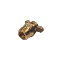 Клапан зливний для компресорів 1/4 ", вентиль "баранчик", латунь INTERTOOL PT-5021
