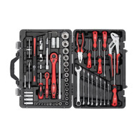 Профессиональный набор инструментов 1/2", 1/4", 78 ед., Cr-V INTERTOOL ET-7078