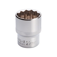 Головка двенадцатигранная STORM 1/2", 22 мм INTERTOOL ET-0222