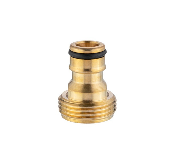 Адаптер латунный на коннектор 1/2" с наружной резьбой 3/4" STORM INTERTOOL GE-1202