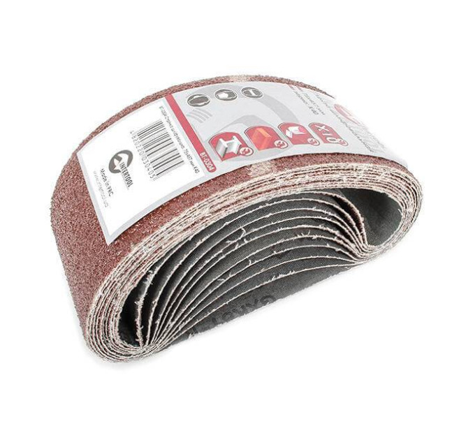 Лента шлифовальная 75*457 мм, К40, 10 ед. INTERTOOL BT-0304
