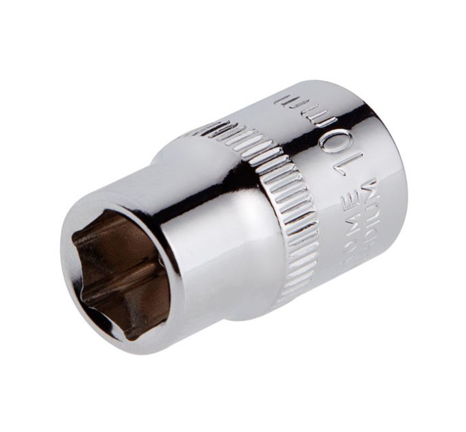 Головка шестигранная STORM 3/8", 10 мм, Cr-V INTERTOOL ET-0410