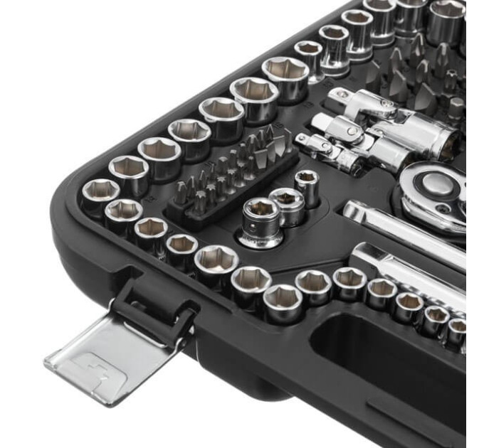 Набор инструментов 171 ед., STORM, 1/2", 3/8", 1/4", Cr-V INTERTOOL ET-8171