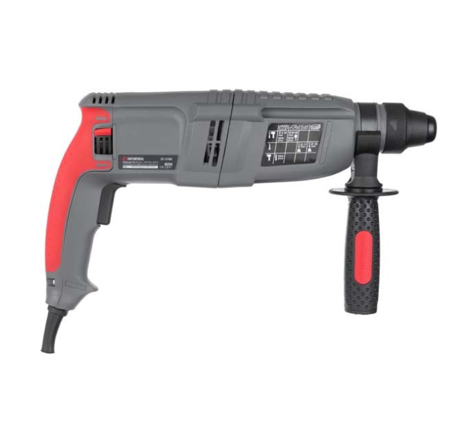 Перфоратор 850 Вт, 3,2 Дж, 0-900 об/мин, 0-4400 уд/мин, SDS plus INTERTOOL DT-0180