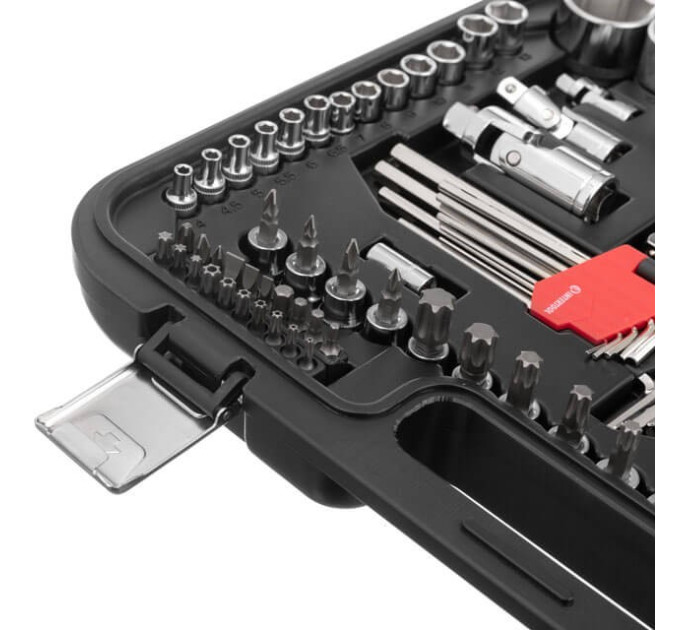 Набор инструментов 126 ед., STORM, 1/2", 3/8", 1/4", Cr-V INTERTOOL ET-8126