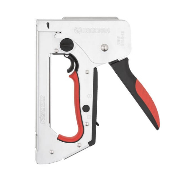 Степлер строительный 3 в 1, функция Trigger Mode, для скоб, гвоздей, шпилек, STORM INTERTOOL RT-0105