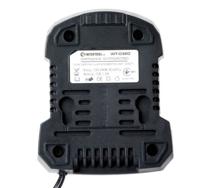Устройство зарядное для дрели-шуруповерта Li-Ion 12 В WT-0321 INTERTOOL WT-0320