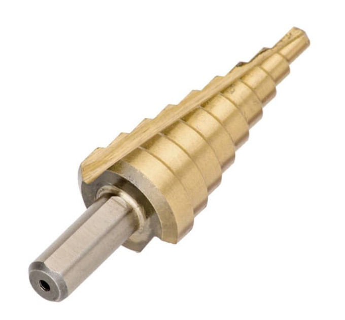 Свердло ступінчасте по металу 4-20 мм INTERTOOL SD-5820