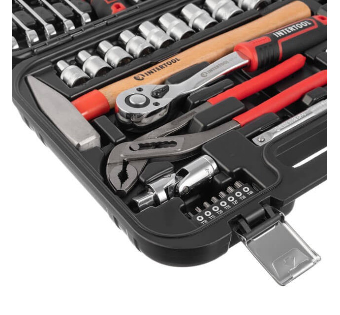Набор инструментов 56 ед., STORM, 1/2", 1/4", Cr-V INTERTOOL ET-8056