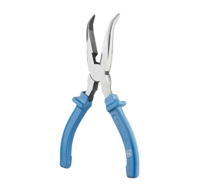 Долгогубцы изогнутые 180 мм INTERTOOL HT-0125